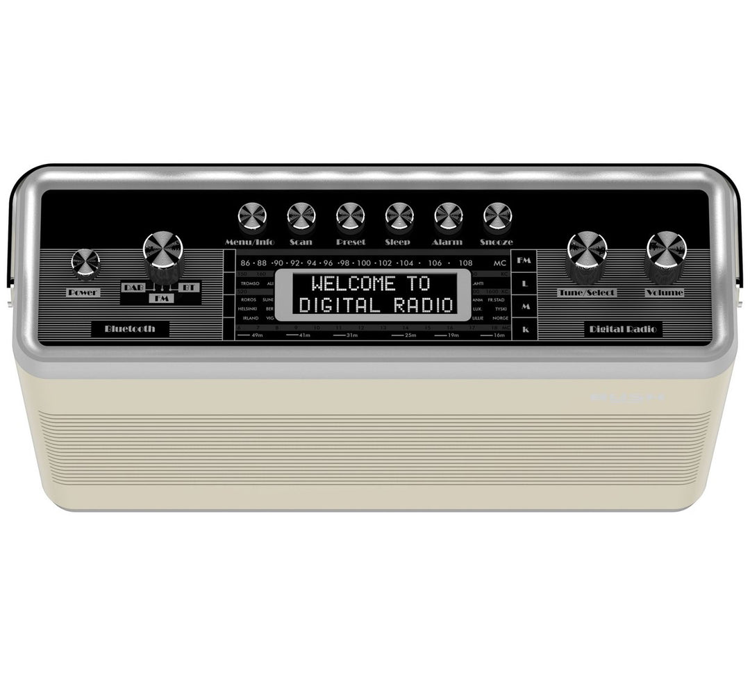 Bush Retro Bluetooth DAB Radio - Cream