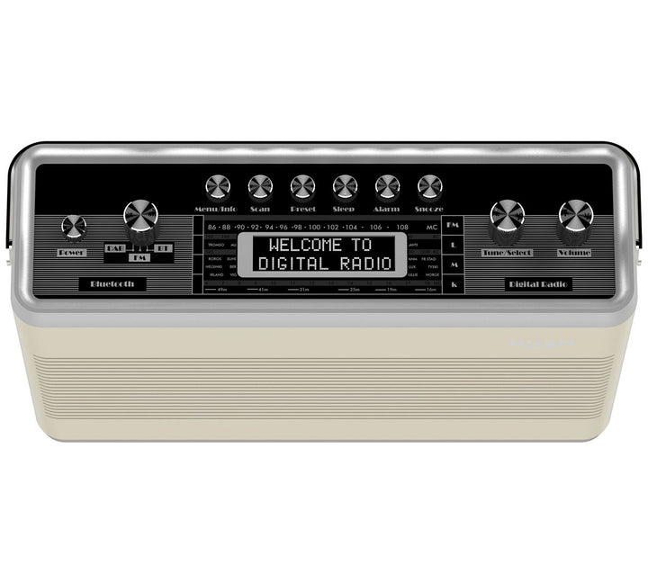 Bush Retro Bluetooth DAB Radio - Cream