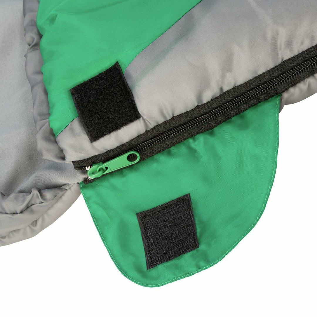 Trespass 500GSM Envelope Single Sleeping Bag - Green