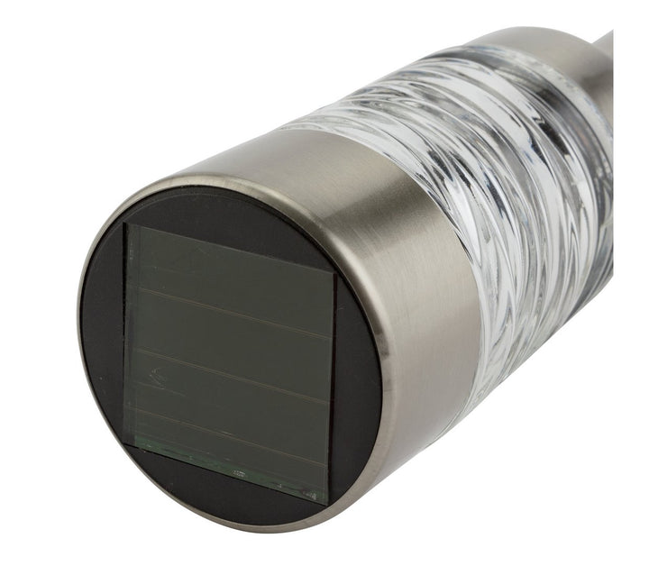 Home Stainless Steel Solar Stake Lights - Set Of 6