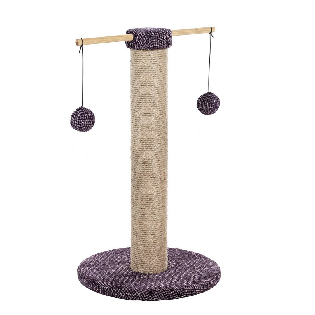 Home Cat Scratcher With Rotating Toys