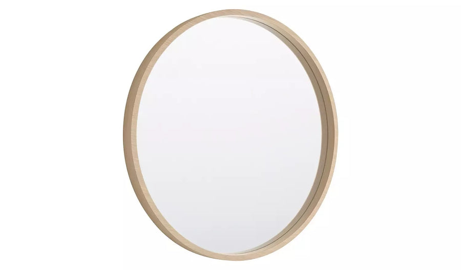 Habitat Ariano Maple Veneer Round Wall Mirror