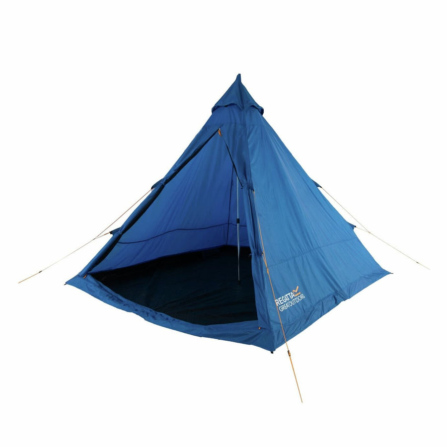 Regatta Zeefest 4 Man 1 Room Teepee Camping Tent - Blue