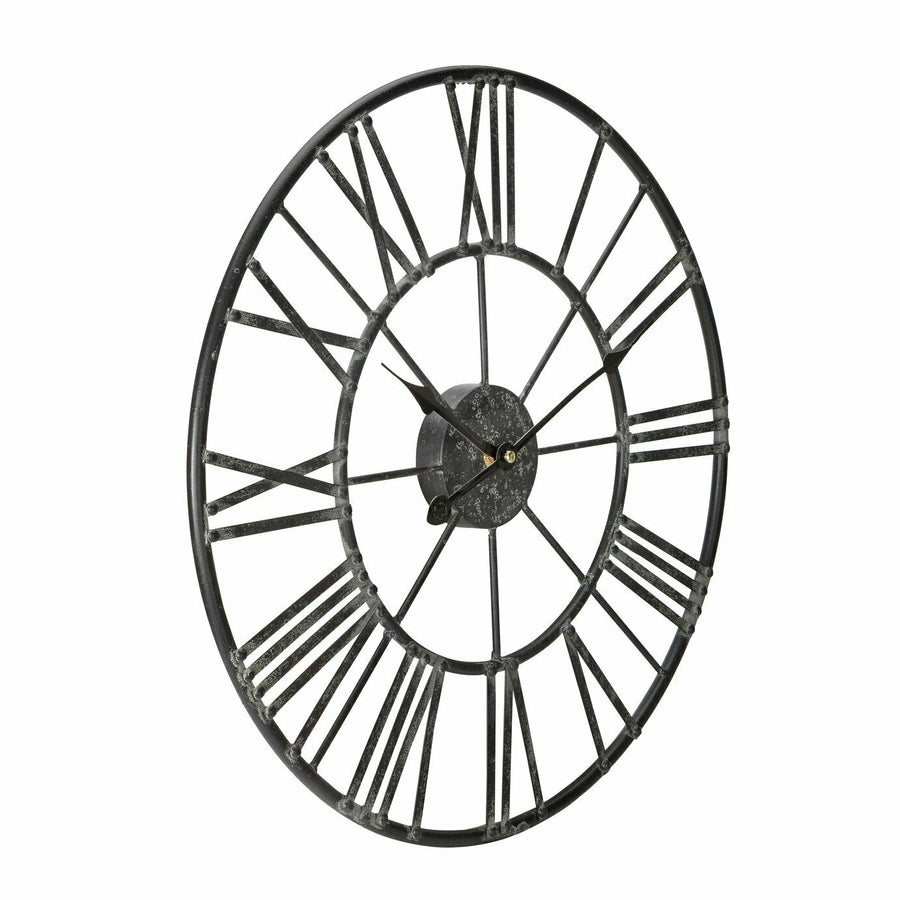 Home Large Numerical Wall Clock - Black