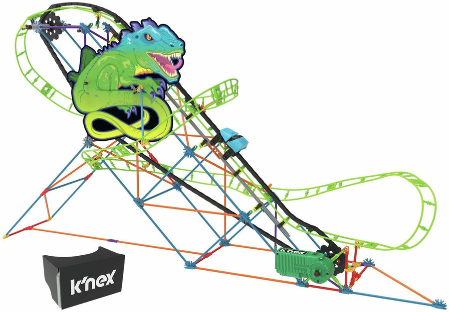 K'NEX Part Twisted Lizard Roller Coaster Building Set