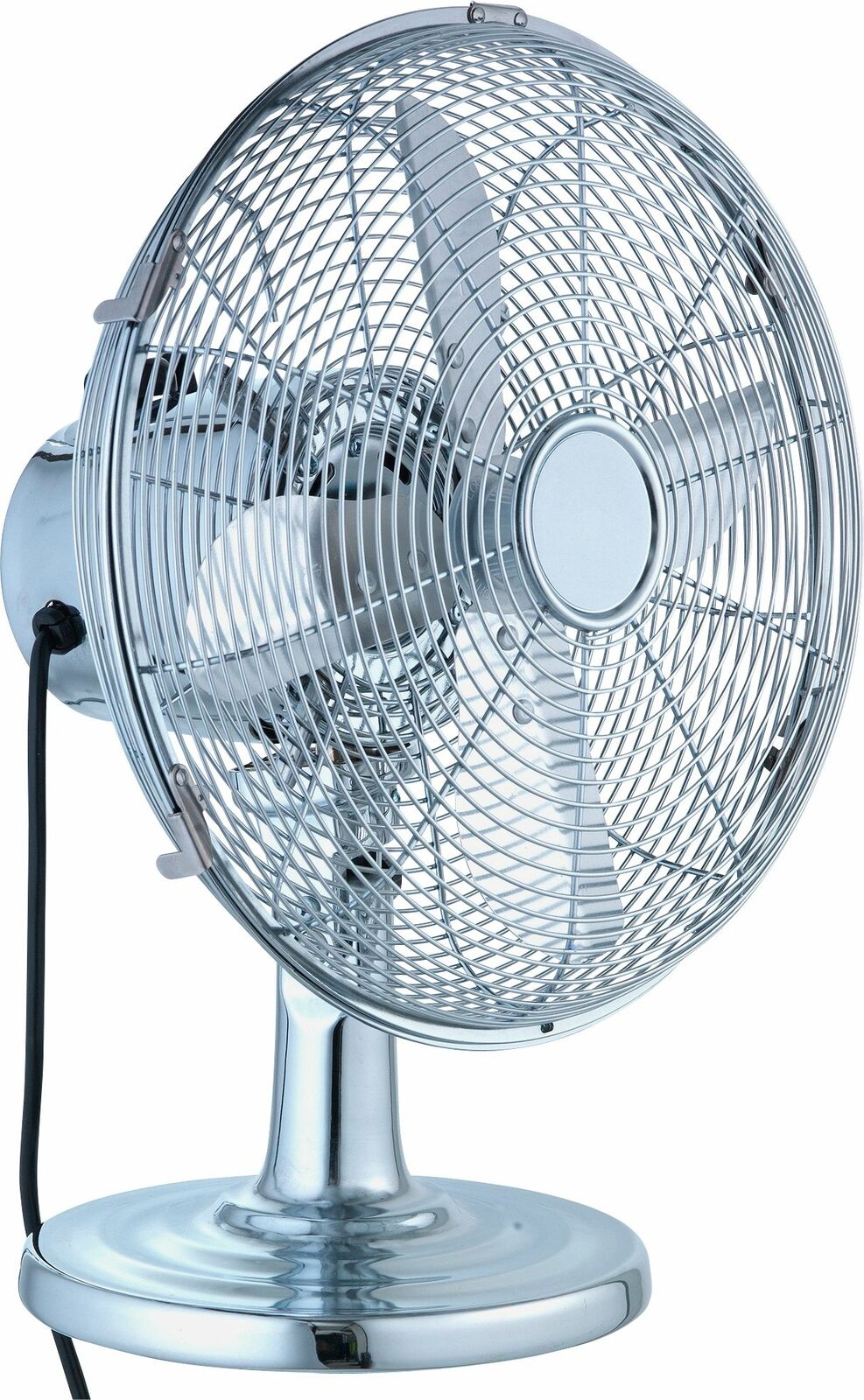 Challenge 12 Inch Oscillating Desk Fan - Chrome