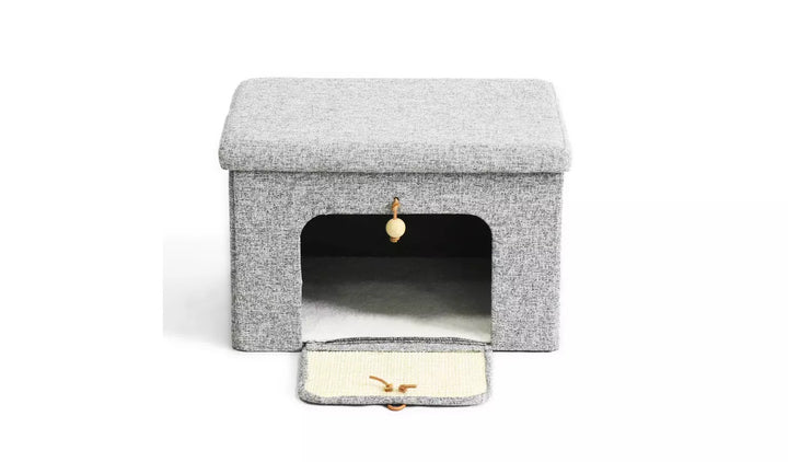 Cat Lounge Box with Scratcher