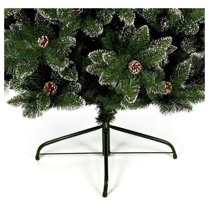 Premier Decorations 7ft Snow Tipped Mountain Pinetree - Green