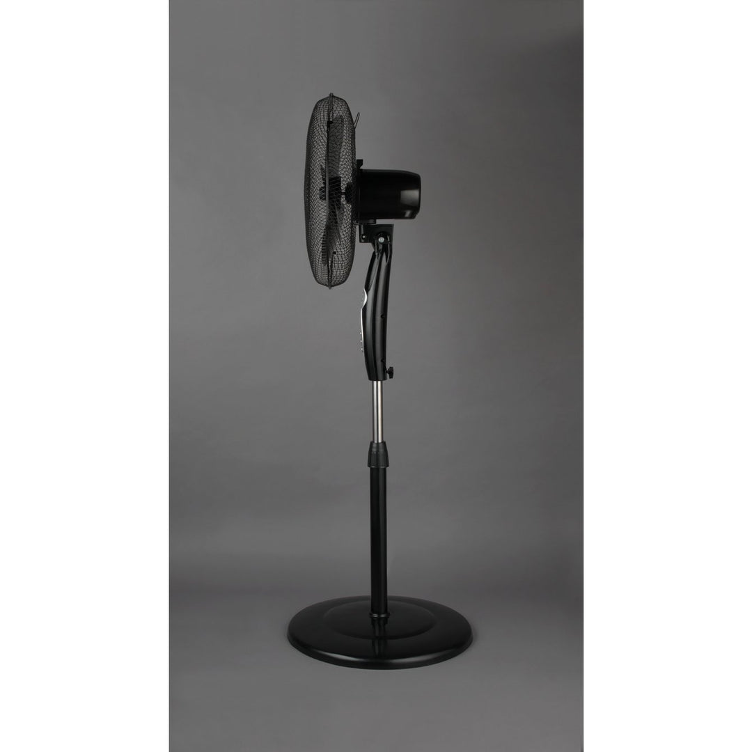 Challenge EH3075 Black Pedestal Fan - 16 Inch - Remote Control