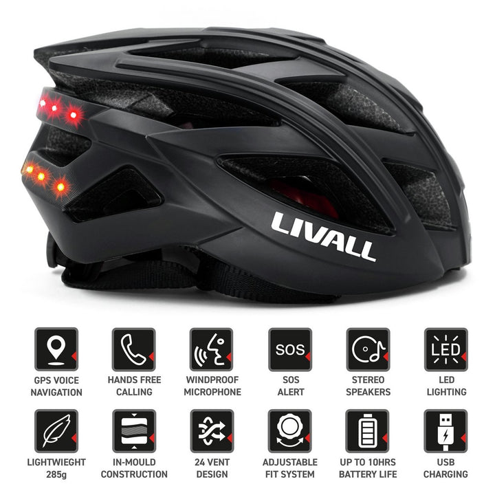 Livall BH60SE Bluetooth Enabled Smart Helmet