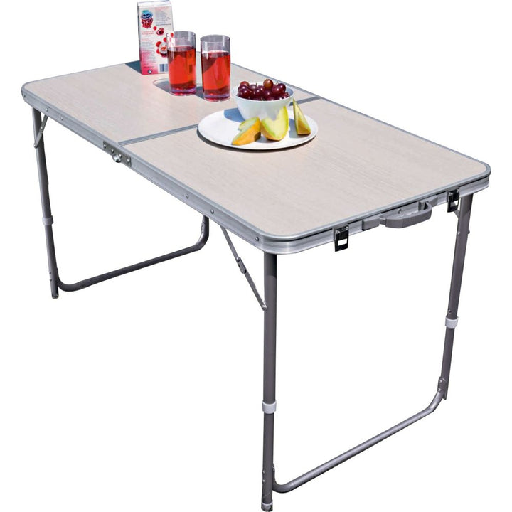Twin Height Folding Aluminium Table - Large