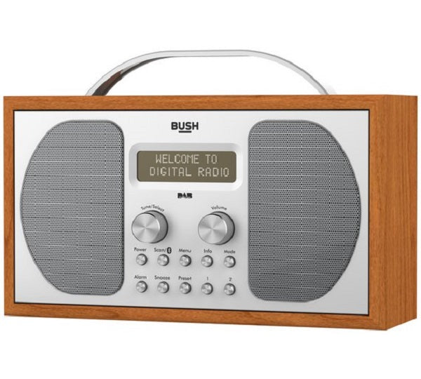 Bush DAB Bluetooth Wooden Radio