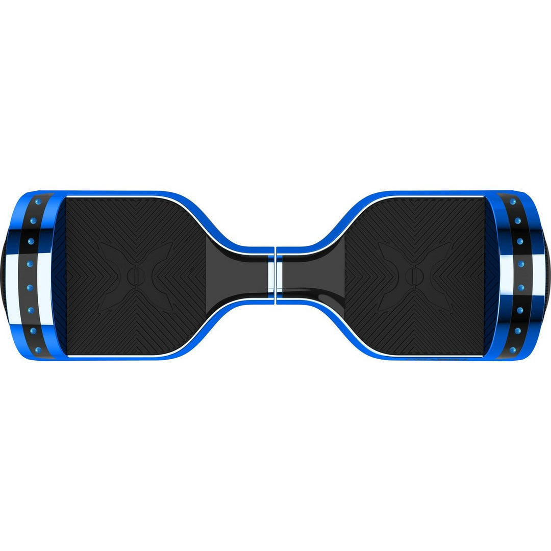 Hover-1 Chrome Metallic Blue Bluetooth Speaker Hoverboard