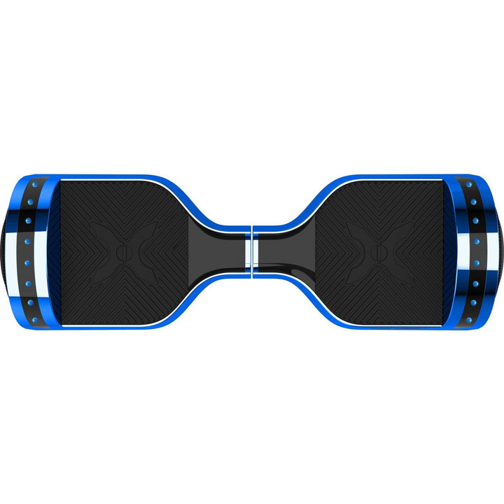 Hover-1 Chrome Metallic Blue Bluetooth Speaker Hoverboard