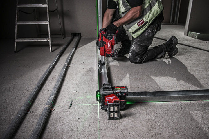 Milwaukee M123PL-0C Green 360° 3 Plane Laser - Bare Tool