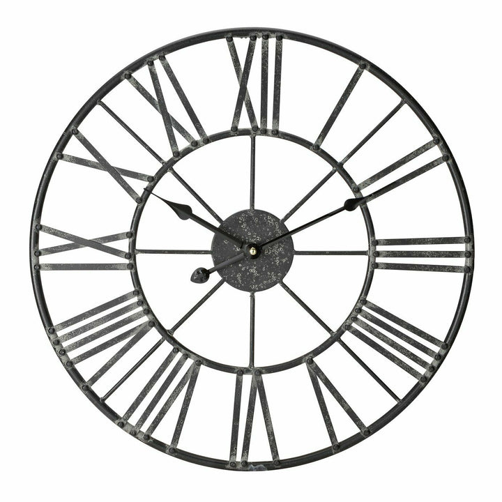 Home Large Numerical Wall Clock - Black