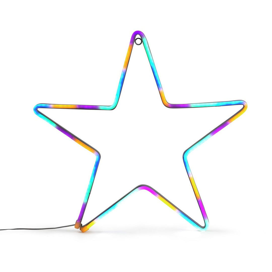 Habitat Neon Hanging Christmas Star