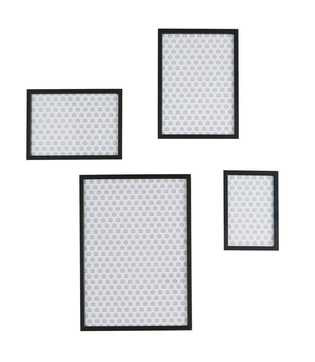 Habitat Pack Of 4 Aluminus Metal Picture Frames - Black (No 18x24 Frame)