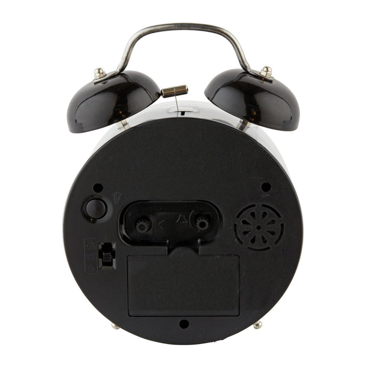 Constant Twin Bell Alarm Clock - Silver