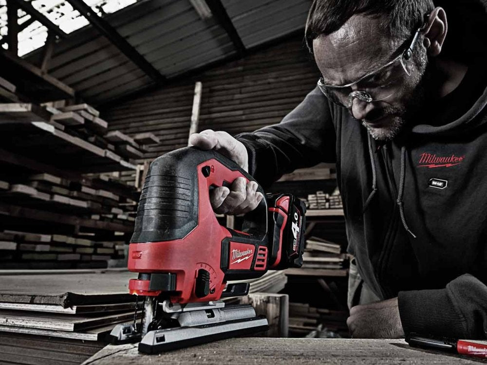 Milwaukee M18BJS-402C 18v Jigsaw Kit - 2 x 4.0Ah Batteries