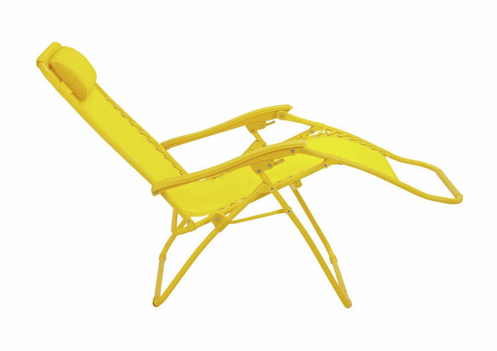 Home Zero Gravity Sun Lounger - Yellow