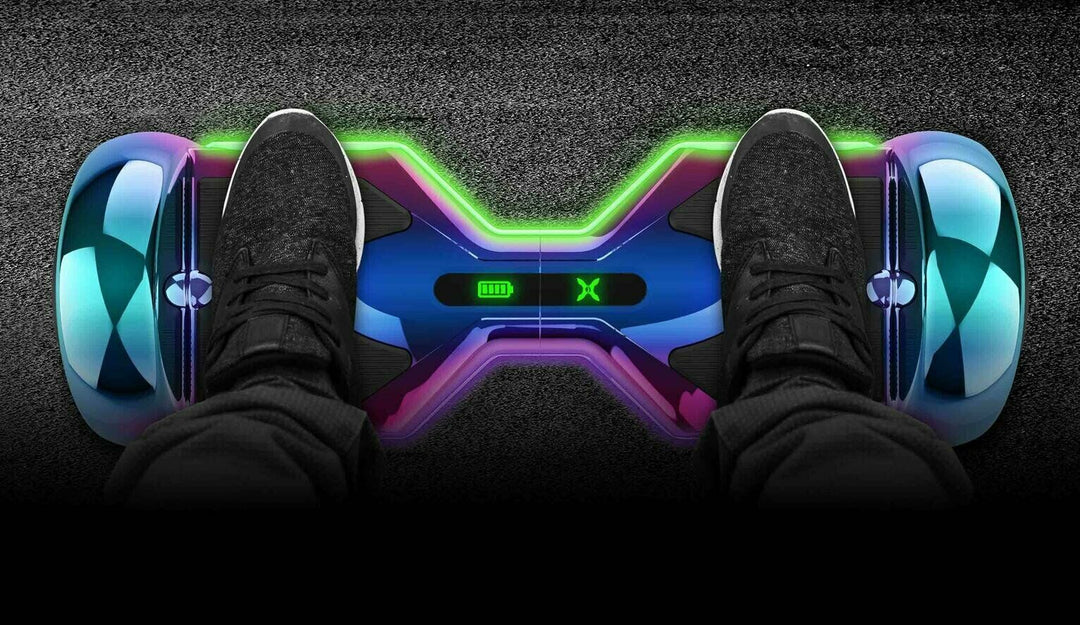 Hover-1 Horizon Hoverboard With LED Headlights - Iridescent