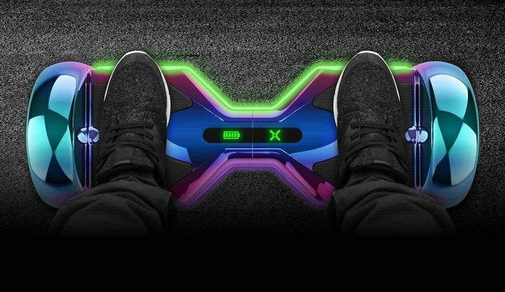 Hover-1 Horizon Hoverboard With LED Headlights - Iridescent