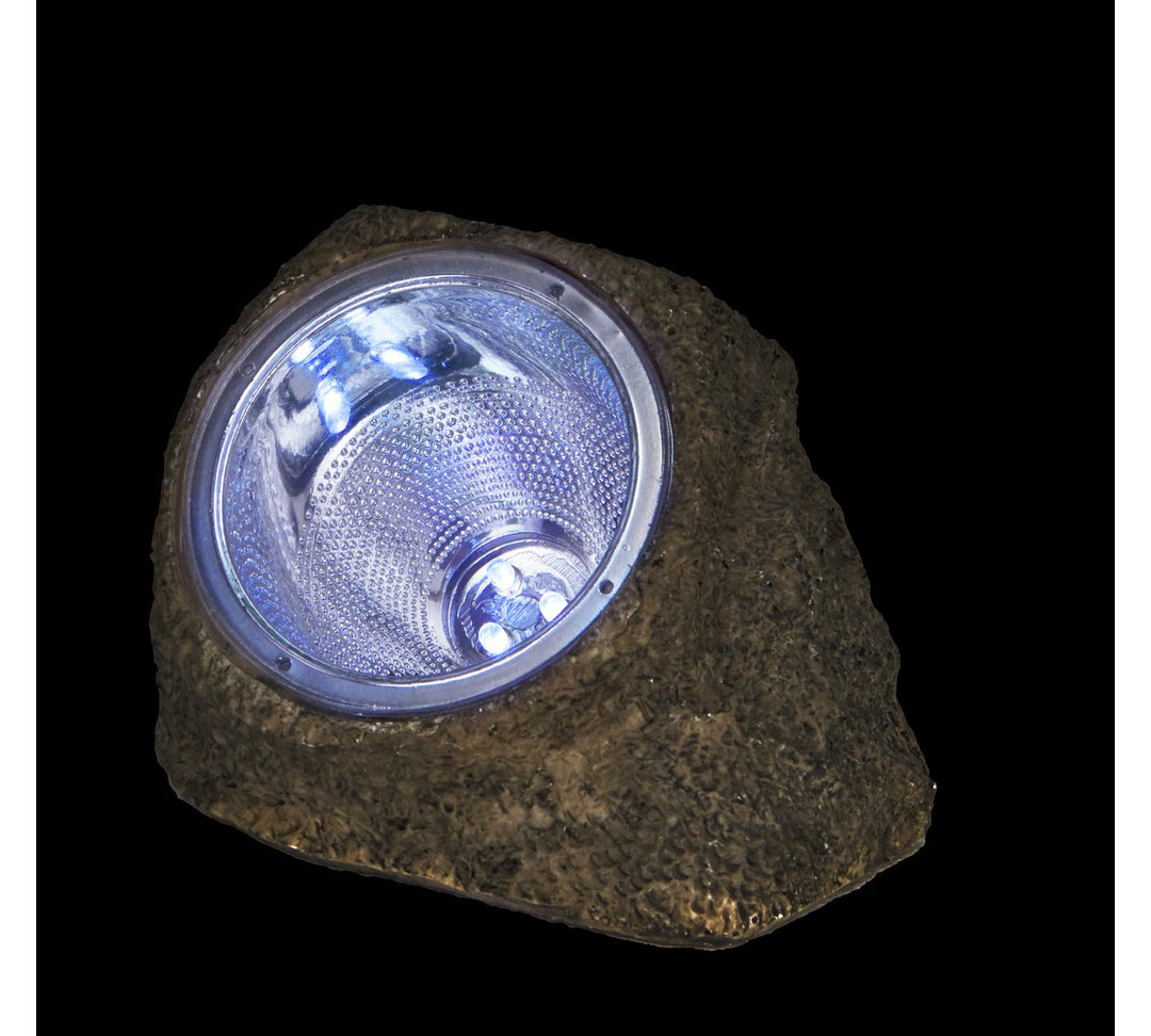 Home Set of 4 LED Solar Rock Lights