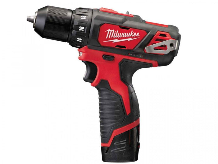 Milwaukee M12BDD-202C 12v Compact Drill Driver - 2 Batteries