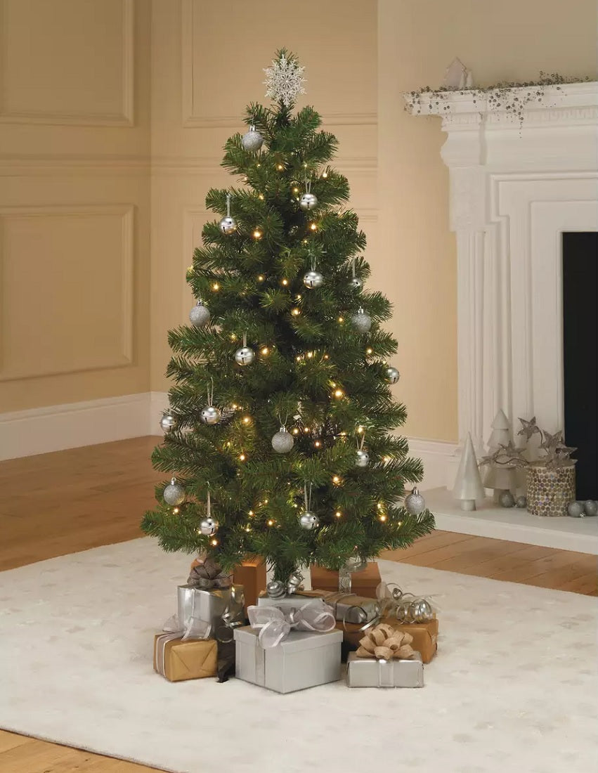 Home 4ft Artificial Christmas Tree - Green