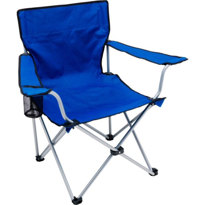 Steel Folding Camping Chair - Blue