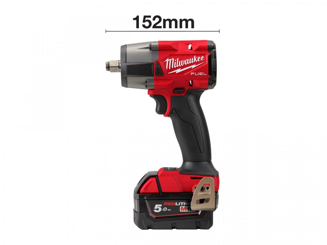 Milwaukee M18FMTIW2F12-502X 18v 1/2" Mid Impact Wrench