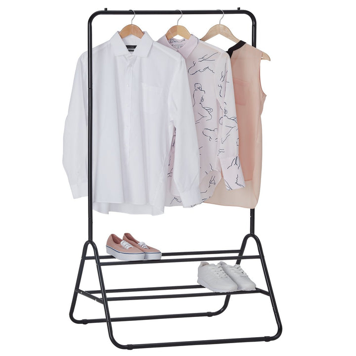 Habitat Arnie Clothes Rail With Shoe Rack - Black