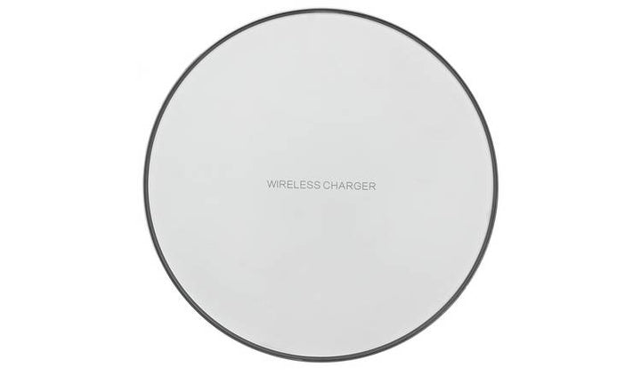 10W Wireless Fast Charge Smart Phone iPhone Charger Pad USB Powered - White