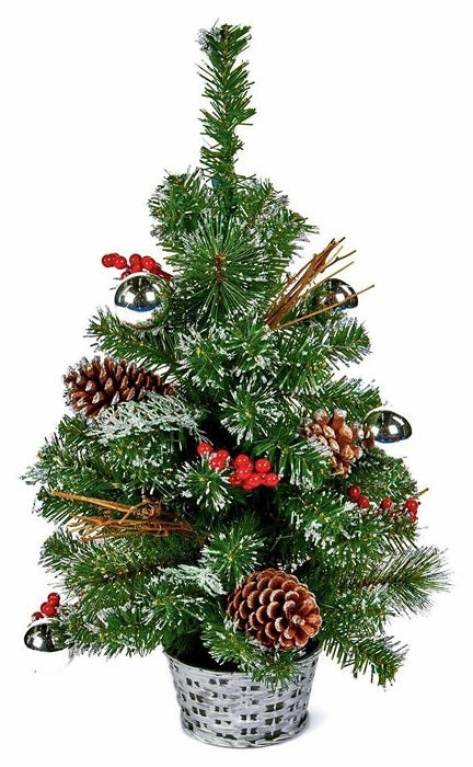 Premier Decorations 2ft Dressed Christmas Tree - Green