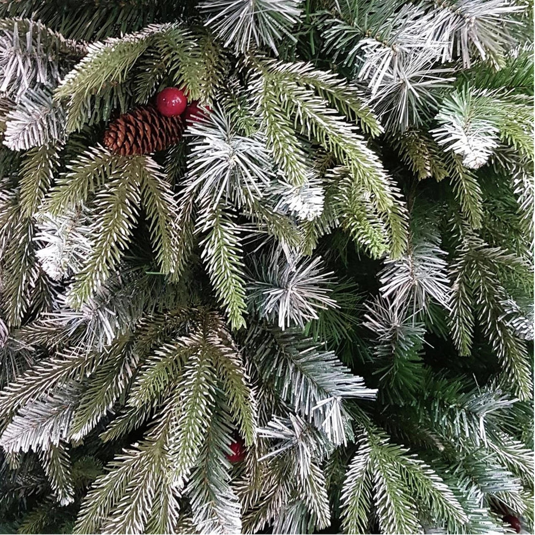 Premier Decorations 6ft Frosted Spruce Christmas Tree - Green