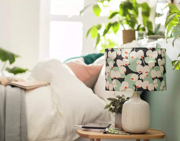 Habitat Cruz Scandi Printed 30cm Drum Shade