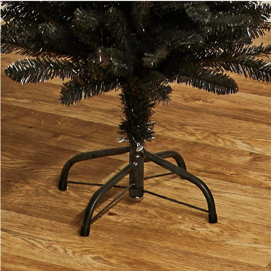 Premier Decorations 7ft Pencil Pine Christmas Tree - Black