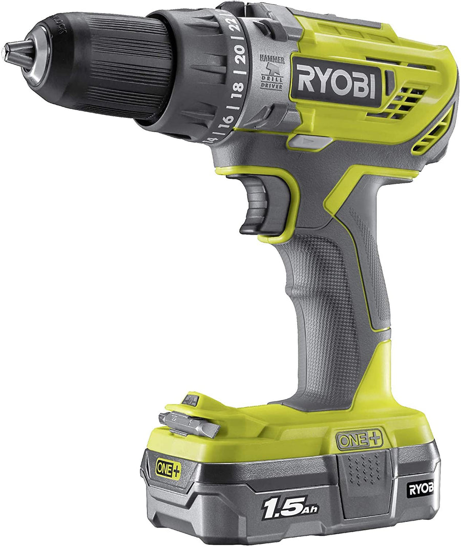 Ryobi R18PD3-115GK ONE+ 18v Cordless Brushed Percussion Drill