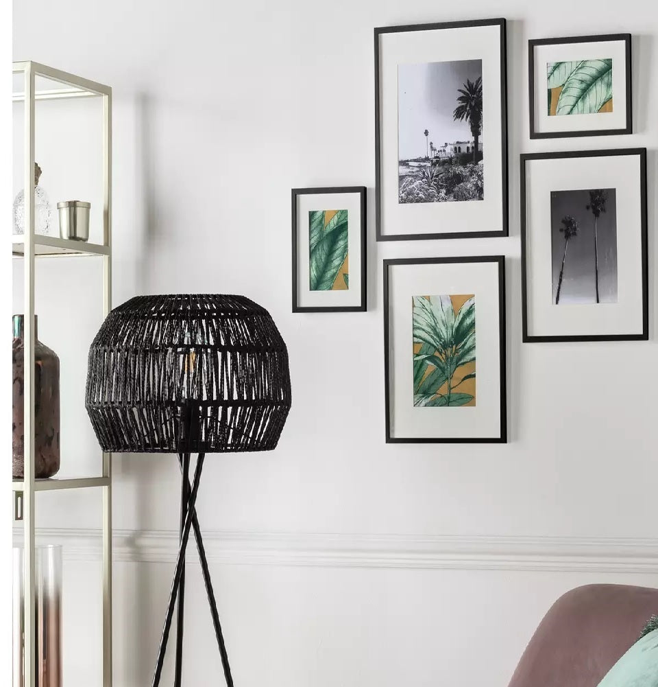 Home Gallery Photo Frame 4 Pack - Black