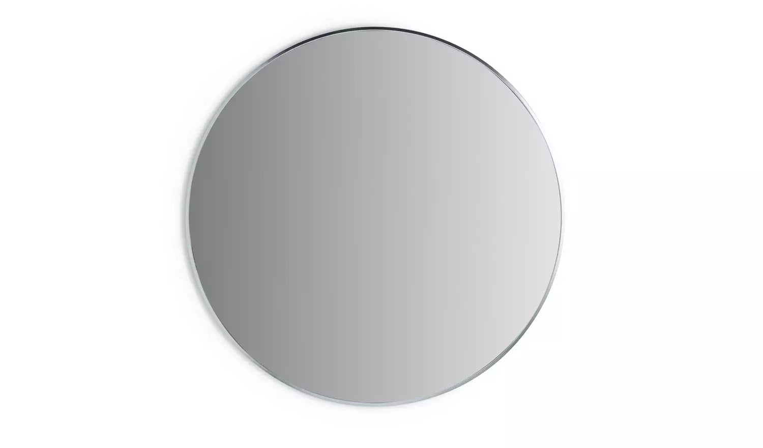 Habitat Katun Round Wall Mirror Silver 80x80cm GED Outlet