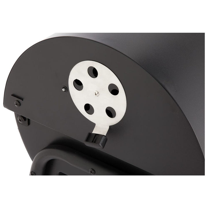 Home Charcoal Oil Drum BBQ &amp; Cover - Black