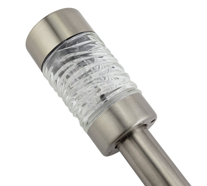Home Stainless Steel Solar Stake Lights - Set Of 6