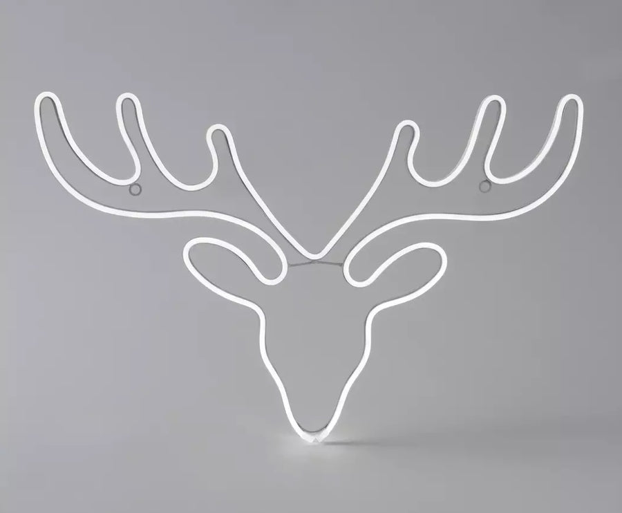 Habitat 232 Neon Lights Warm White LED Christmas Reindeer Head