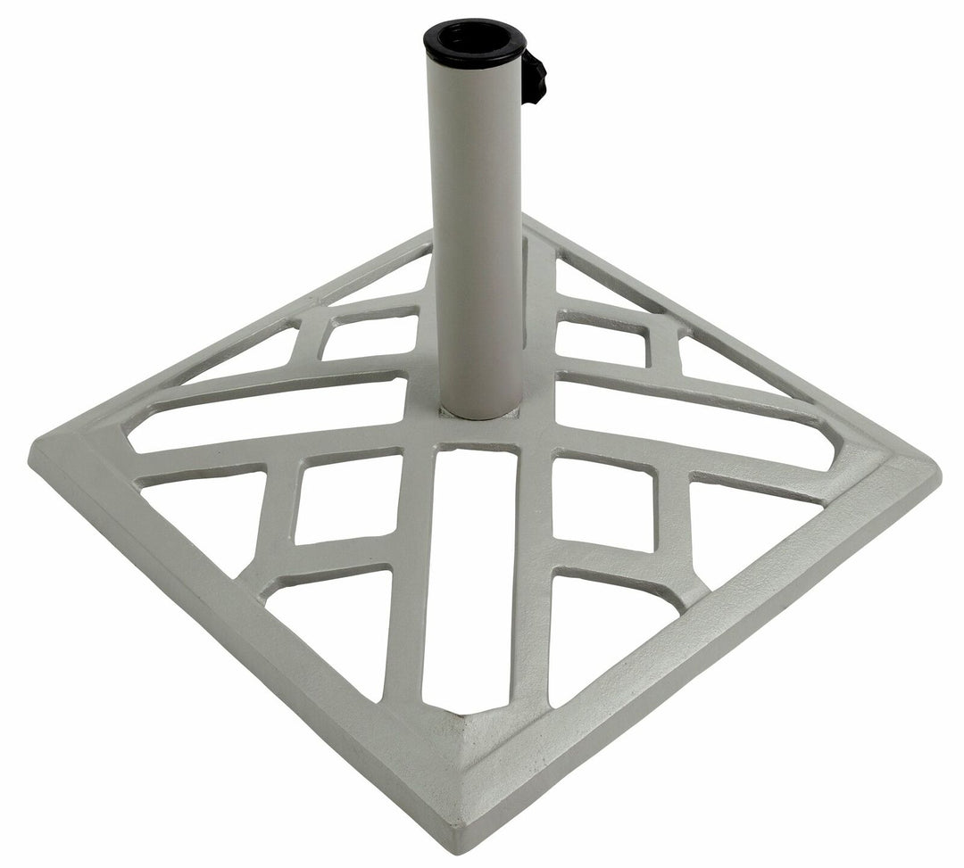 Home Cast Iron Parasol Base - Grey