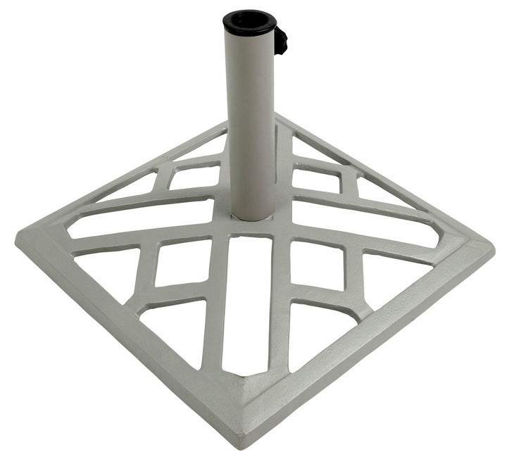 Home Cast Iron Parasol Base - Grey
