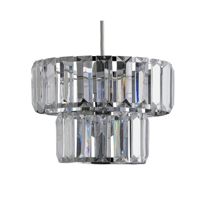 Home Valencia 2 Tier Shade - Chrome