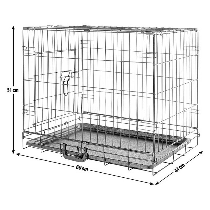 Home Single Door Dog & Cat Crate - Small