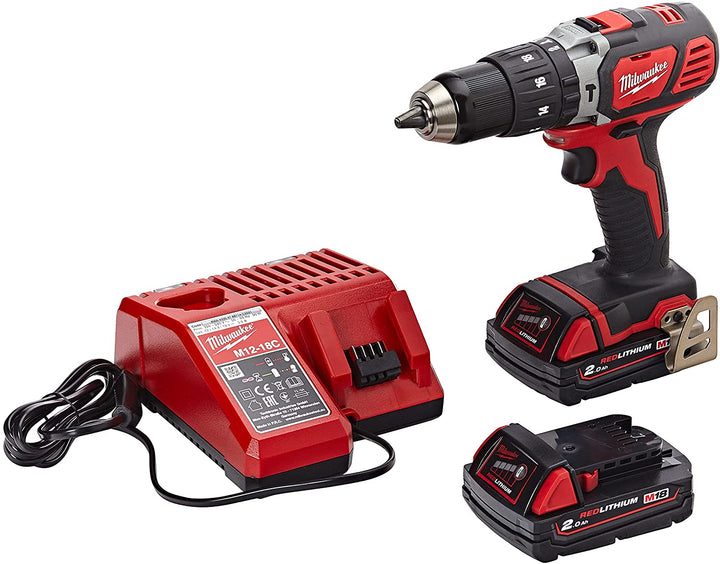 Milwaukee M18BPD-202C 18v Li-on Combi Drill