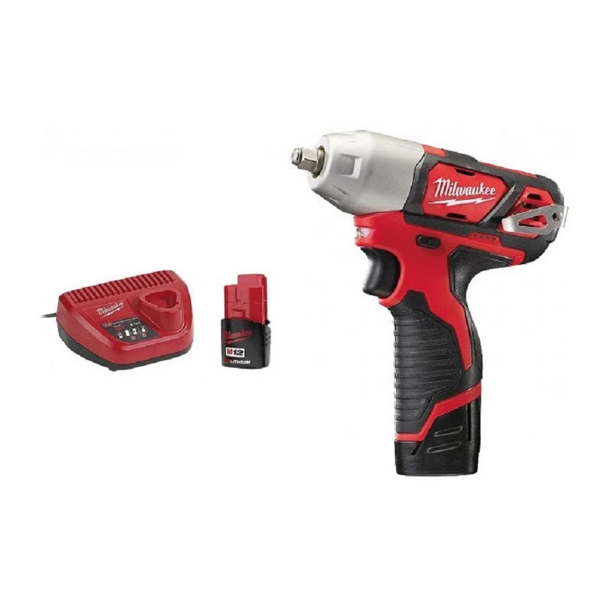 Milwaukee M12BIW38-202C 12v 3/8in Compact Impact Wrench